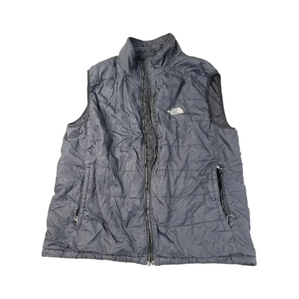 The North Face Men's Black Primaloft Sleeveless‎ Padded Mock Neck Puffer Vest L